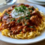 Cozy Hungarian Mushroom Paprikash