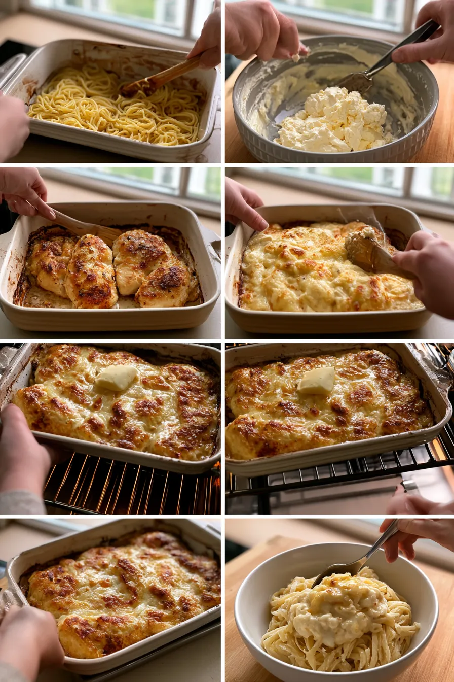 Creamy Baked Asiago Chicken