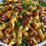 Creamy Cajun Beef Pasta