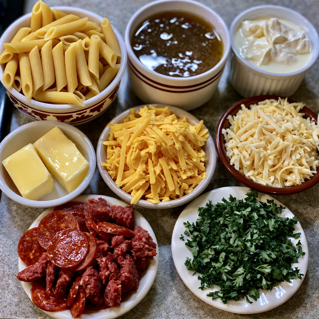 Creamy Cajun Beef Pasta