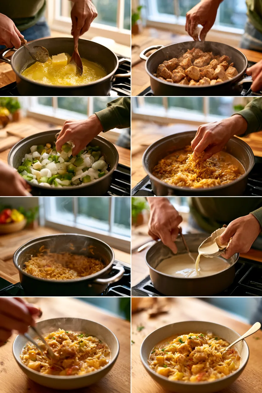 Creamy Cajun Chicken Orzo