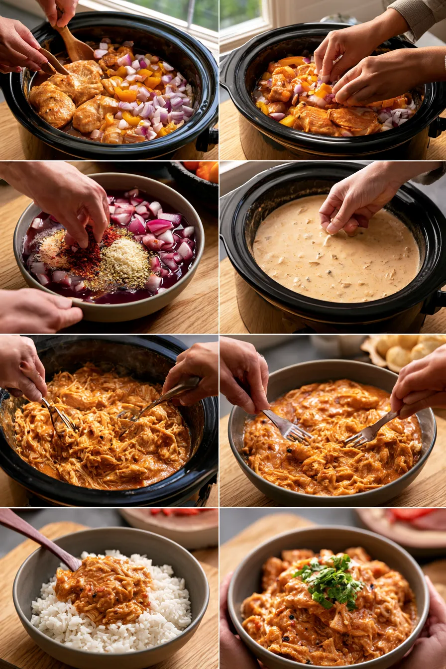 Creamy Cajun Chicken in Crockpot