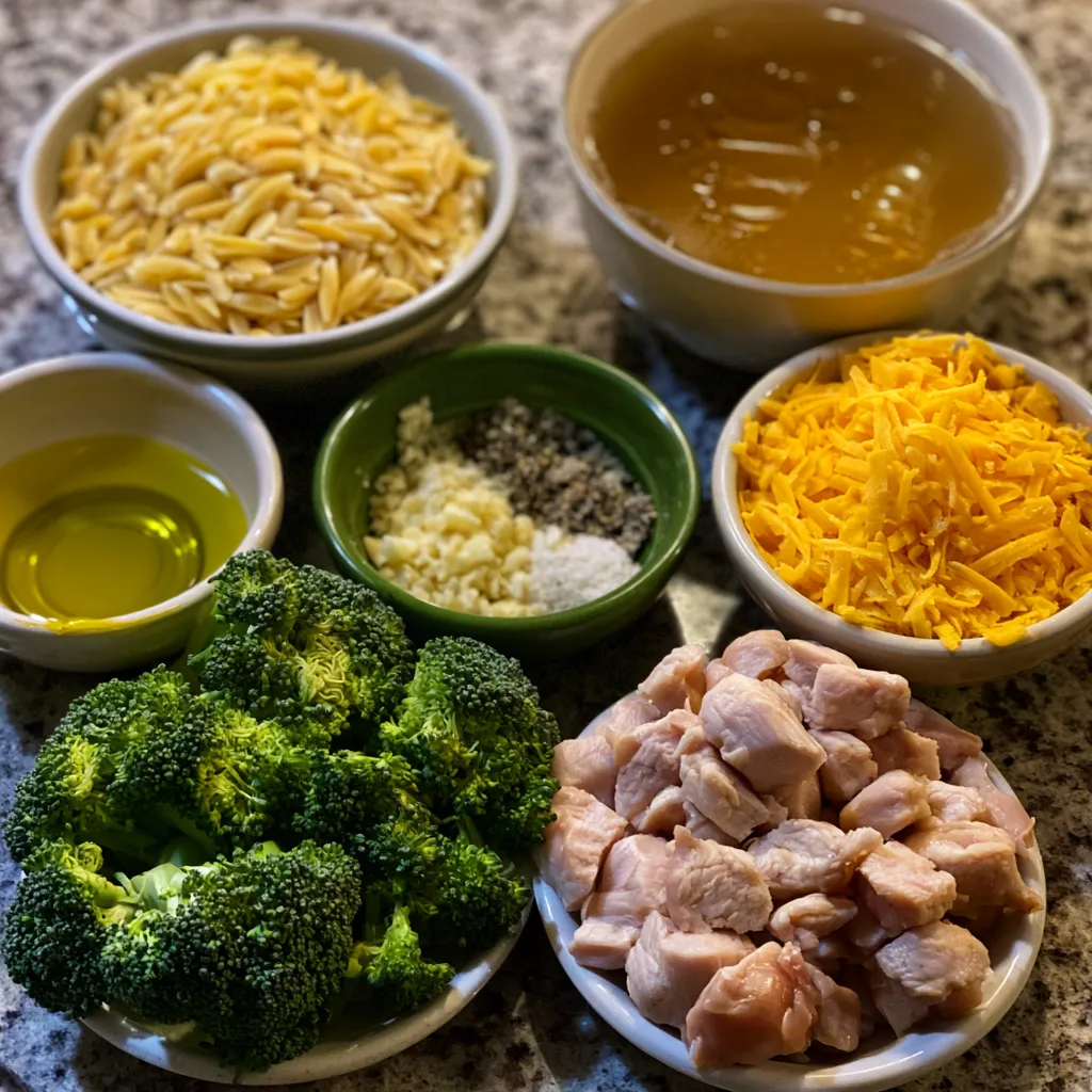 8 Reasons You'll Crave This Creamy Cheesy Chicken Broccoli Orzo.