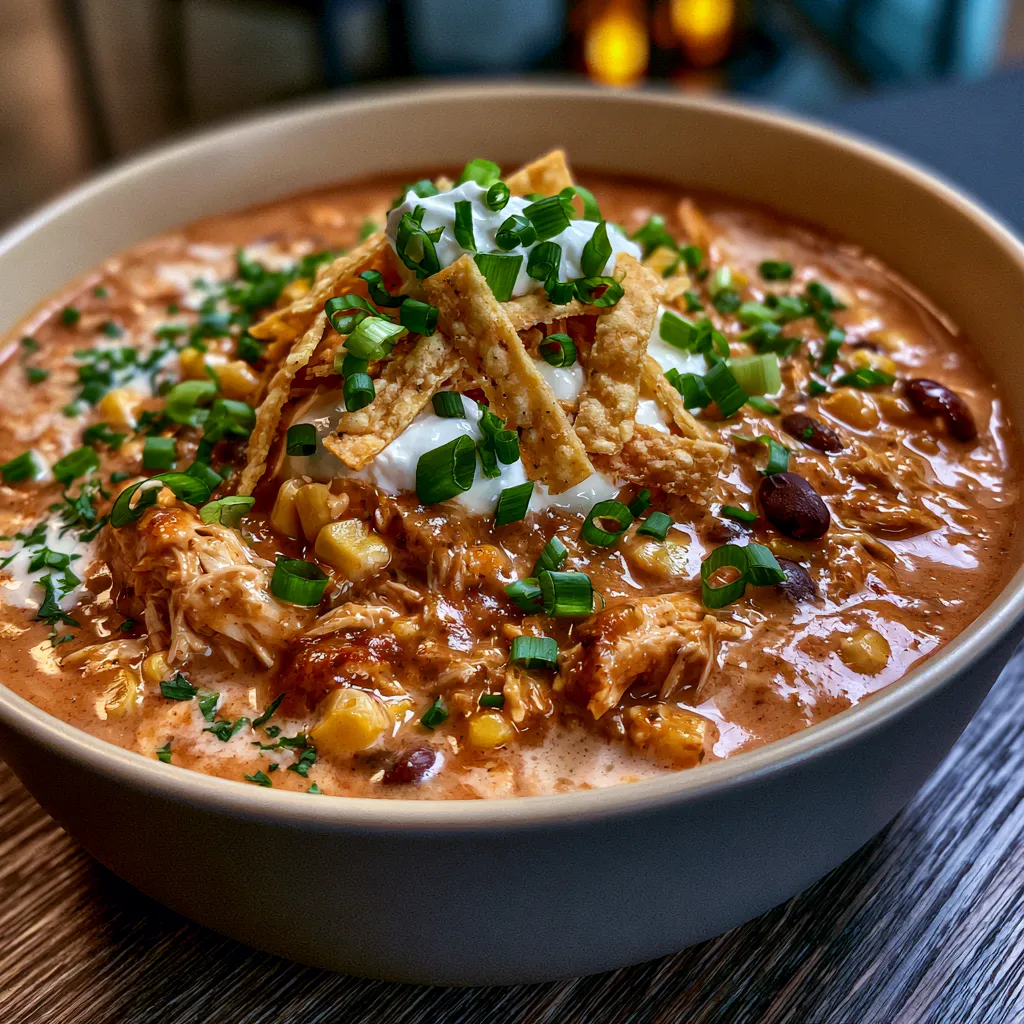Creamy Chicken Enchilada Soup