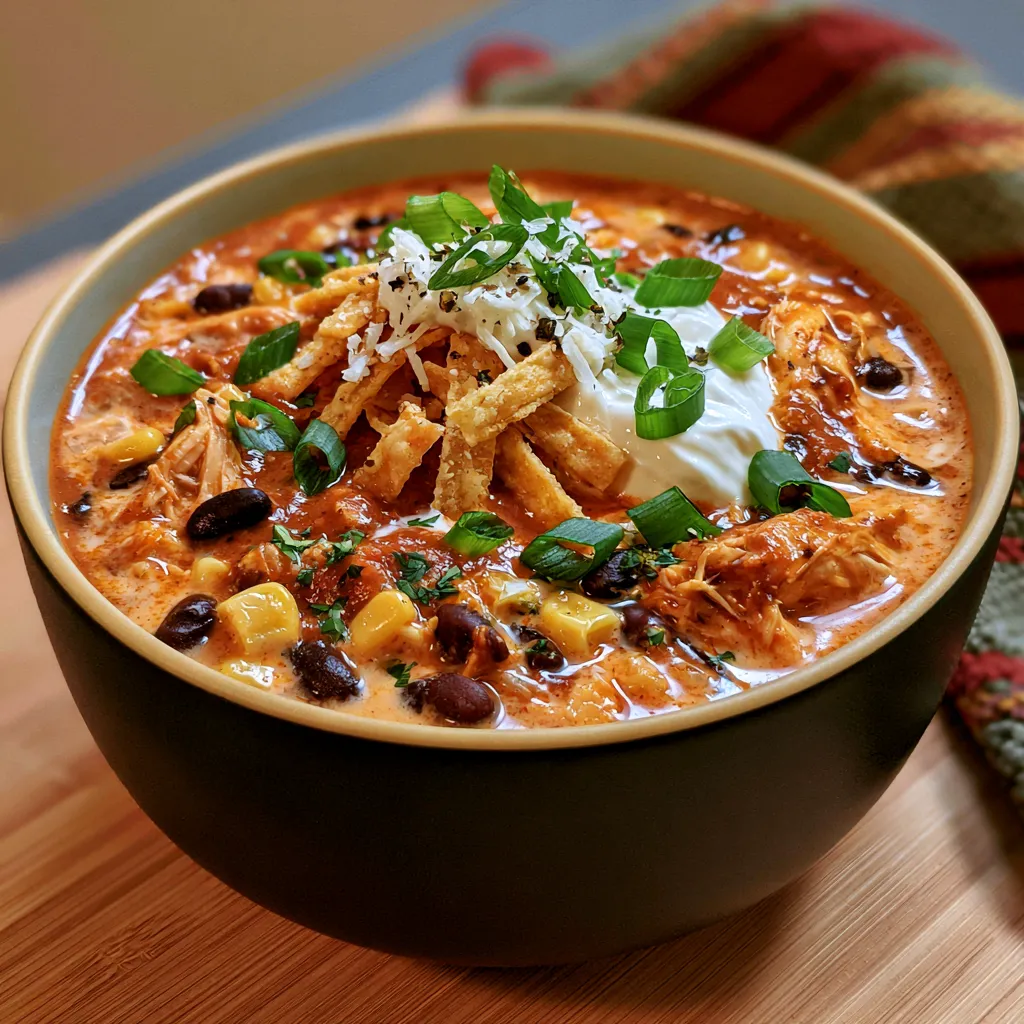 Creamy Chicken Enchilada Soup