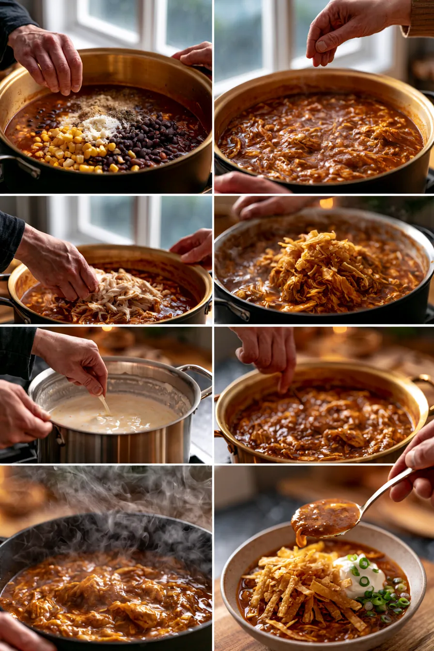 Creamy Chicken Enchilada Soup