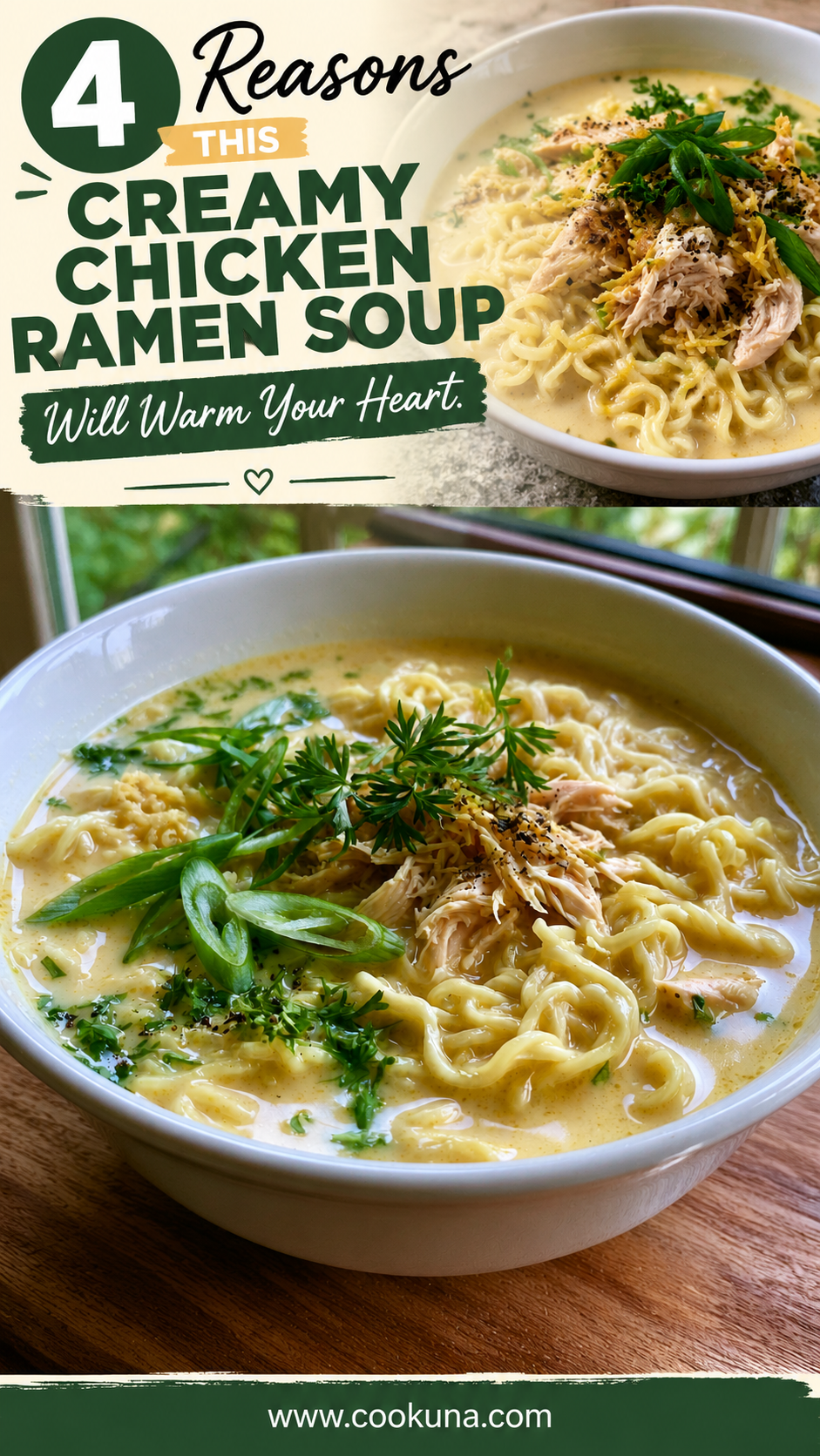 Creamy Chicken Ramen Soup