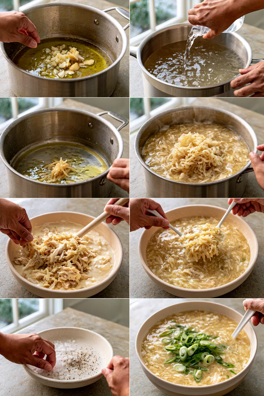 Creamy Chicken Ramen Soup