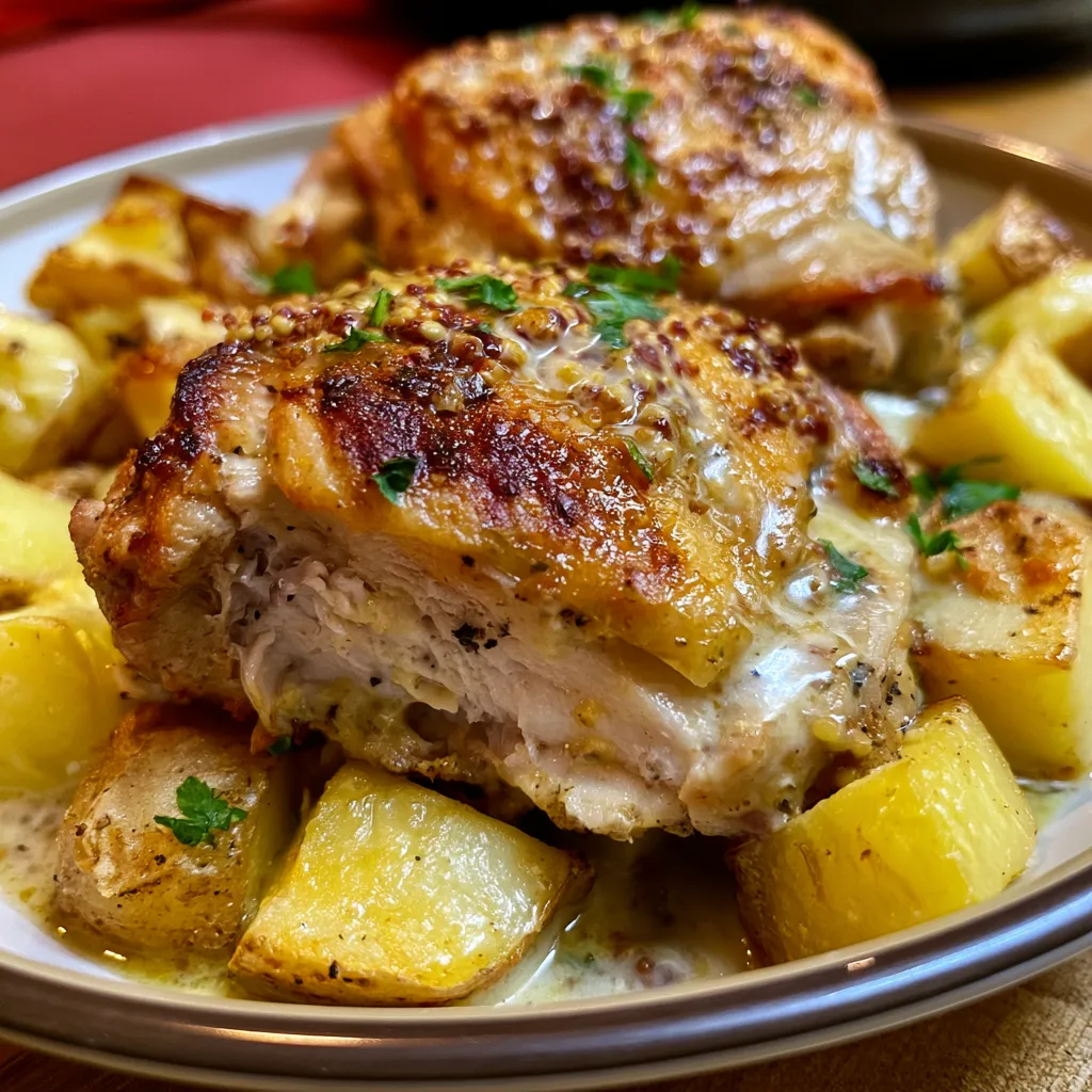 Creamy Dijon Chicken and Potatoes