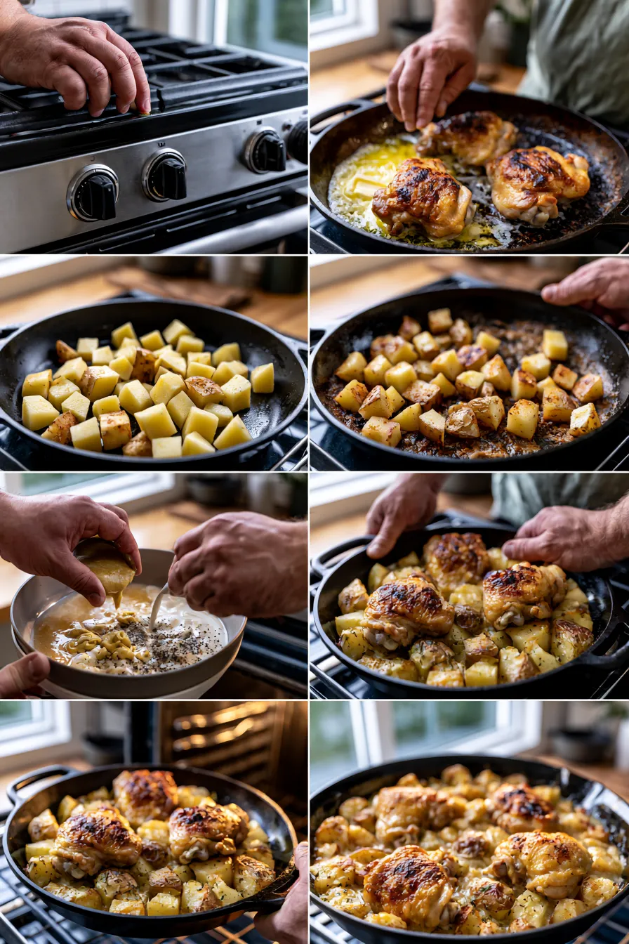 Creamy Dijon Chicken and Potatoes