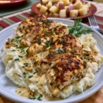 Creamy Garlic Herb Chicken with Mashed Potatoes