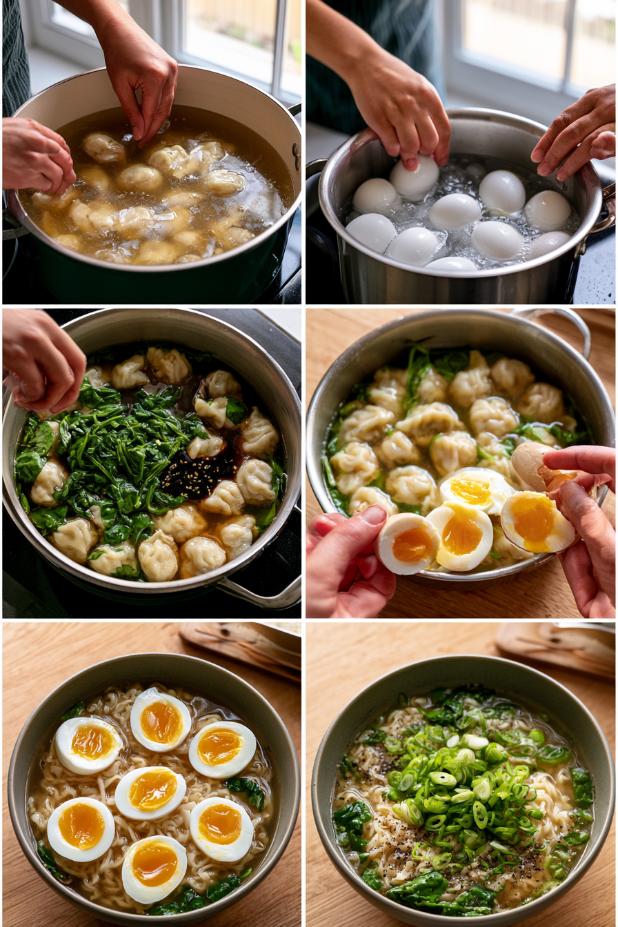 Savory Dumpling Ramen Bowl