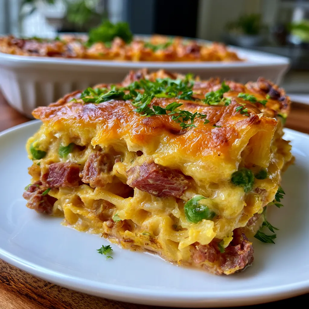 Creamy Smoked Beef Casserole