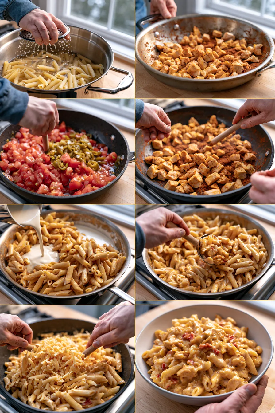 Creamy Southwest Chicken Pasta