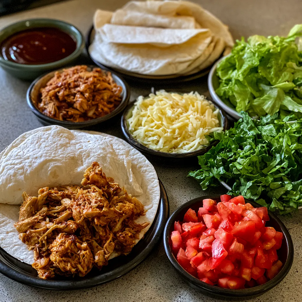 Crispy BBQ Chicken Wraps