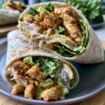 Crispy Chicken Caesar Wraps