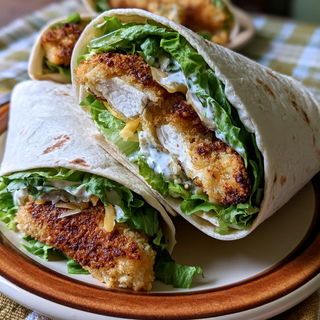 Crispy Chicken Ranch Snack Wrap