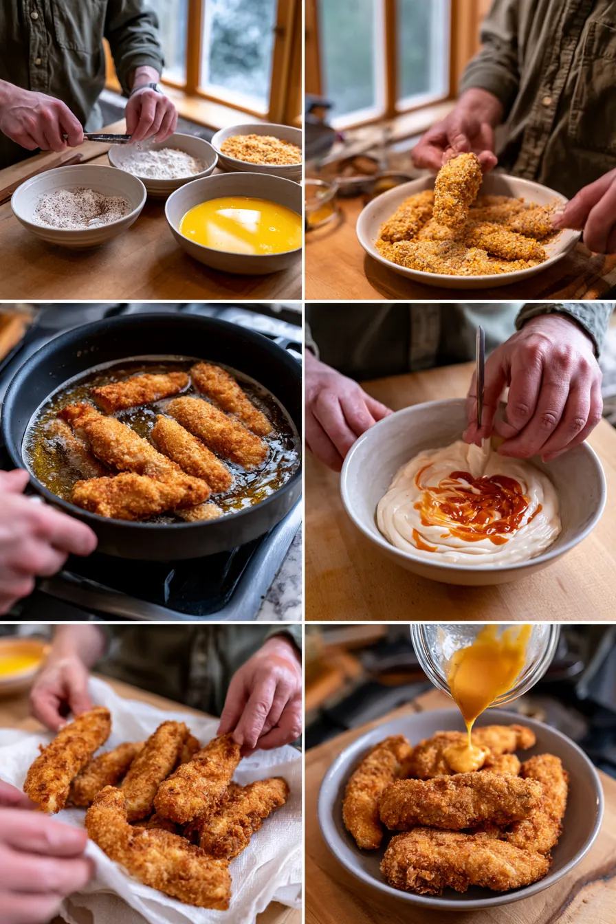 Crispy Chicken Tenders with Bang Bang Sauce