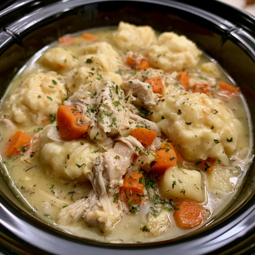 Crock Pot Chicken and Dumplings