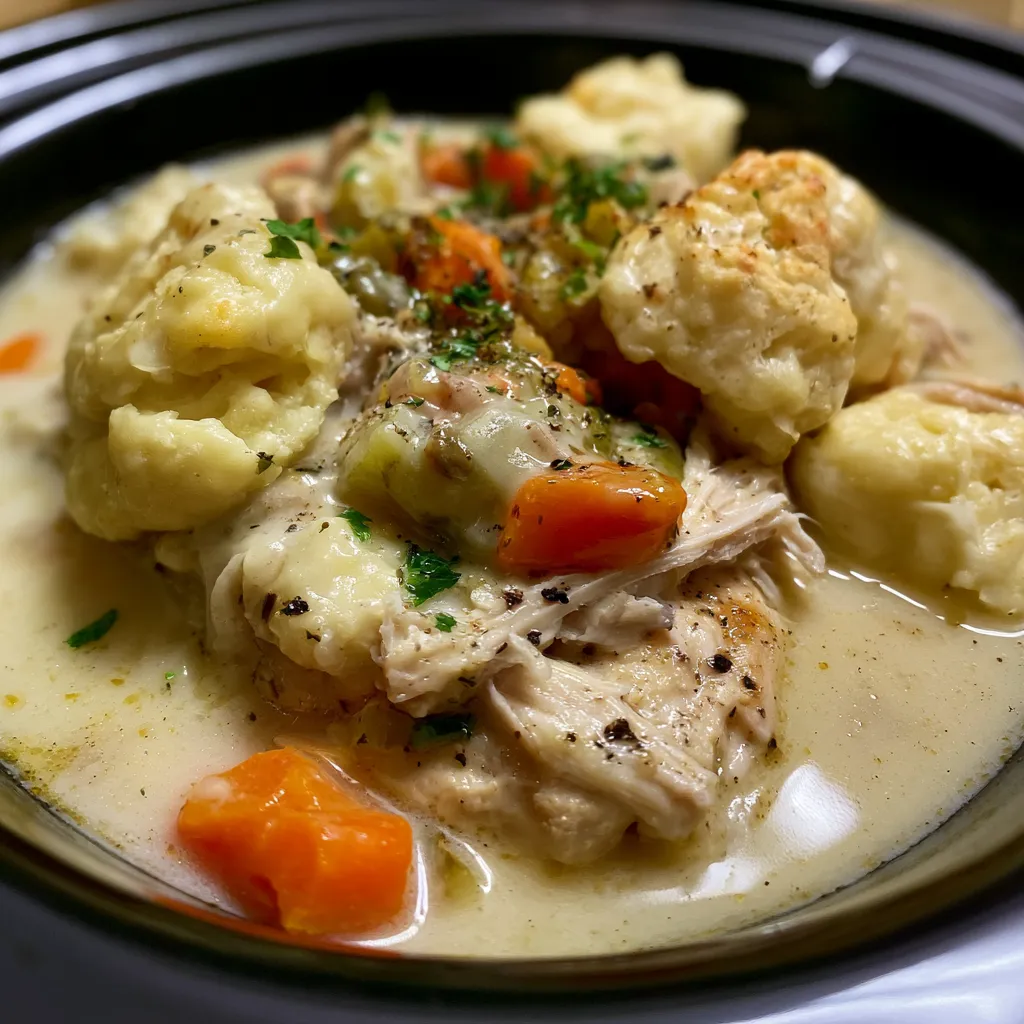 Crock-Pot Chicken and Dumplings