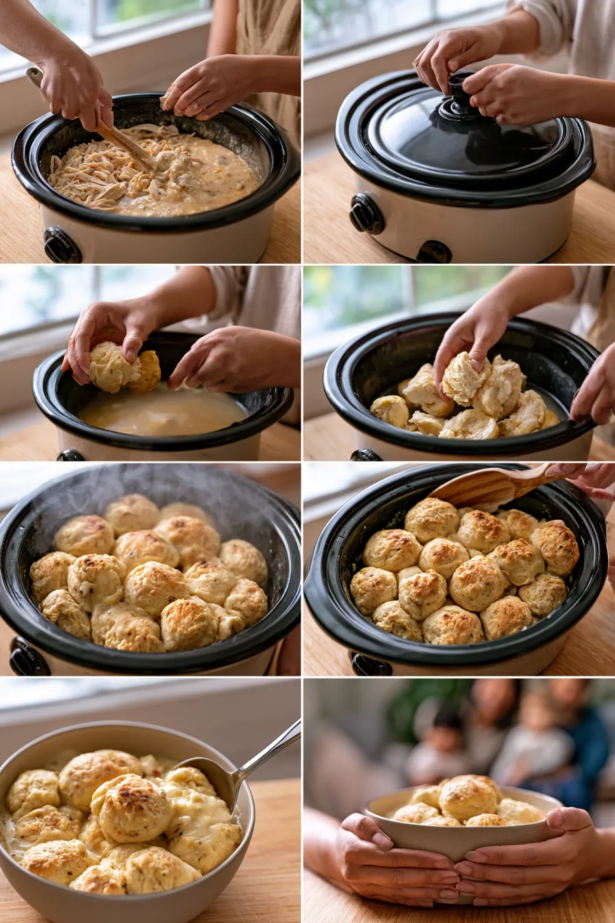 Crock Pot Chicken and Dumplings
