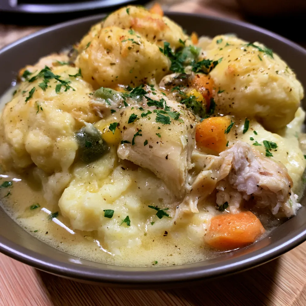 Crockpot Chicken and Dumplings
