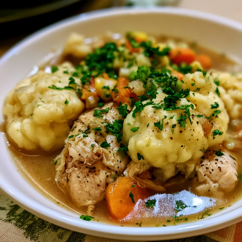 Crockpot Chicken and Dumplings