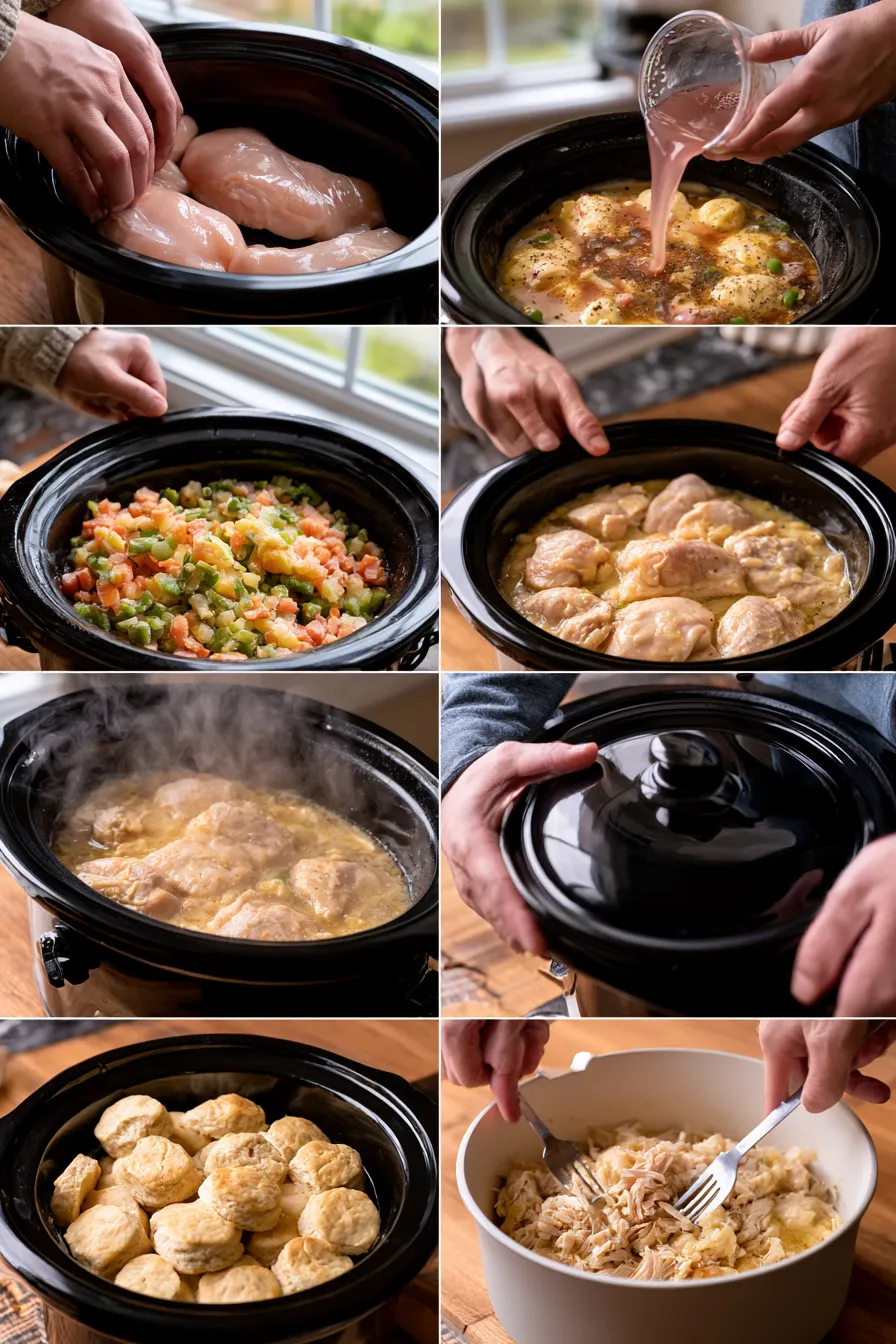 Crockpot Chicken and Dumplings