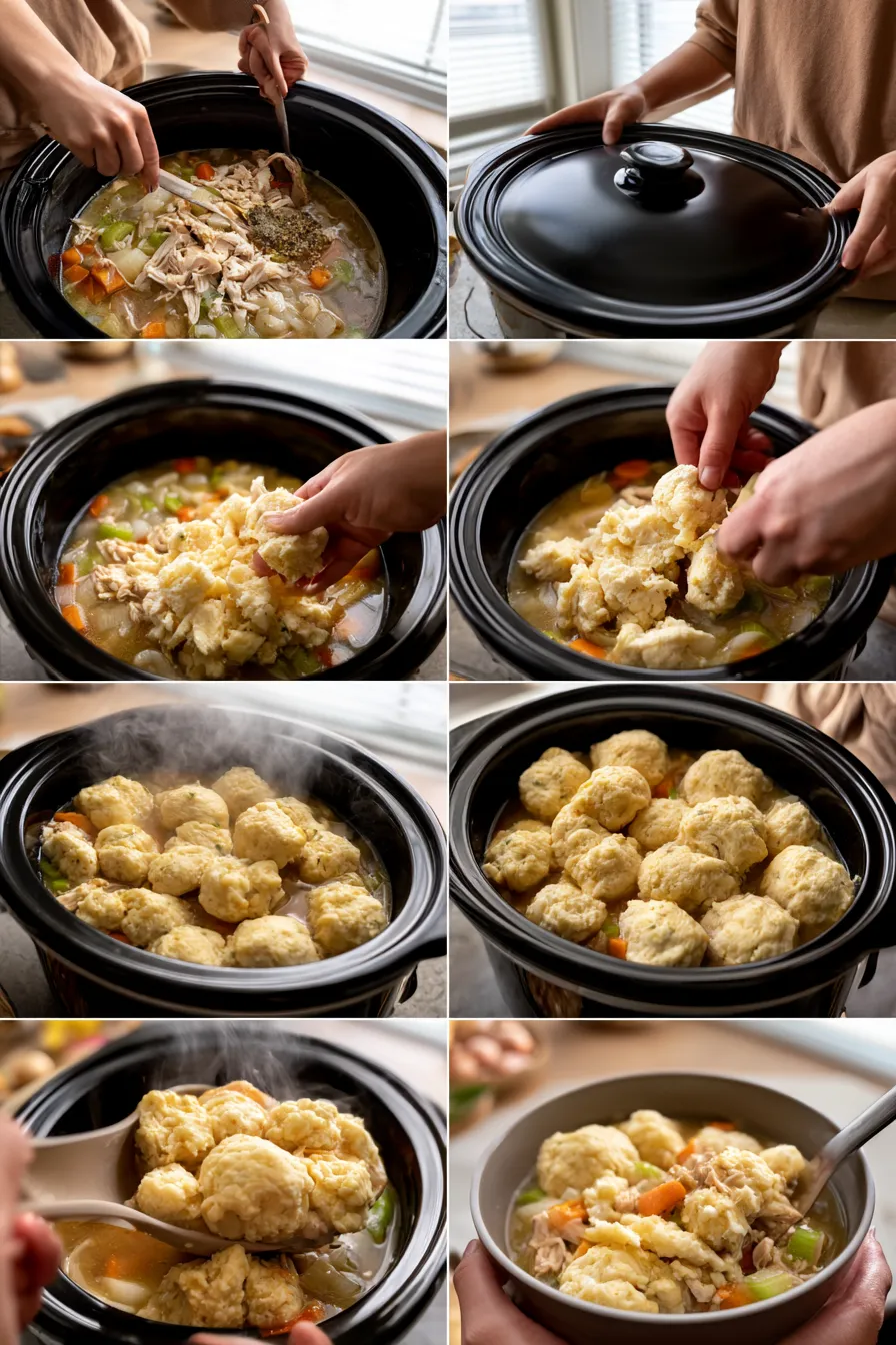 Crockpot Chicken and Dumplings Recipe