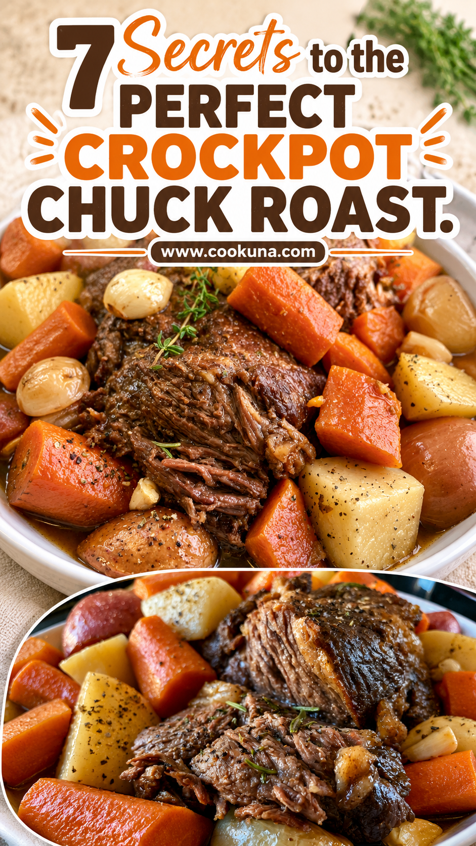 Crockpot Chuck Roast with Vegetables