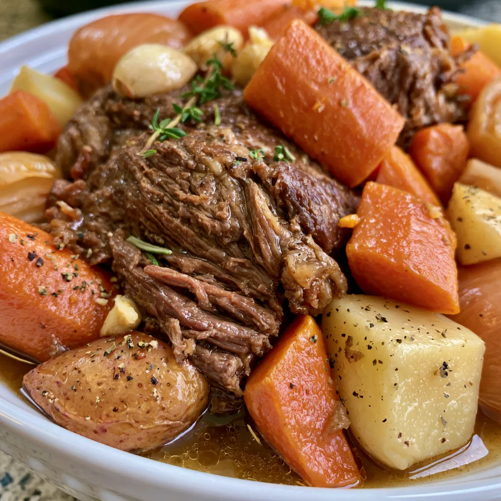Crockpot Chuck Roast with Vegetables