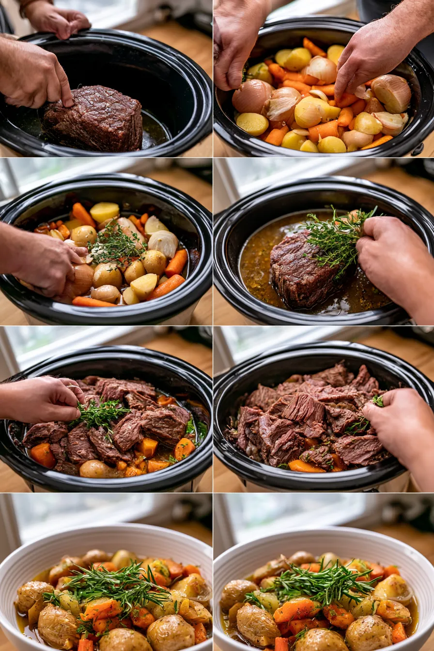 Crockpot Chuck Roast with Vegetables