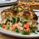 Crustless Chicken Pot Pie