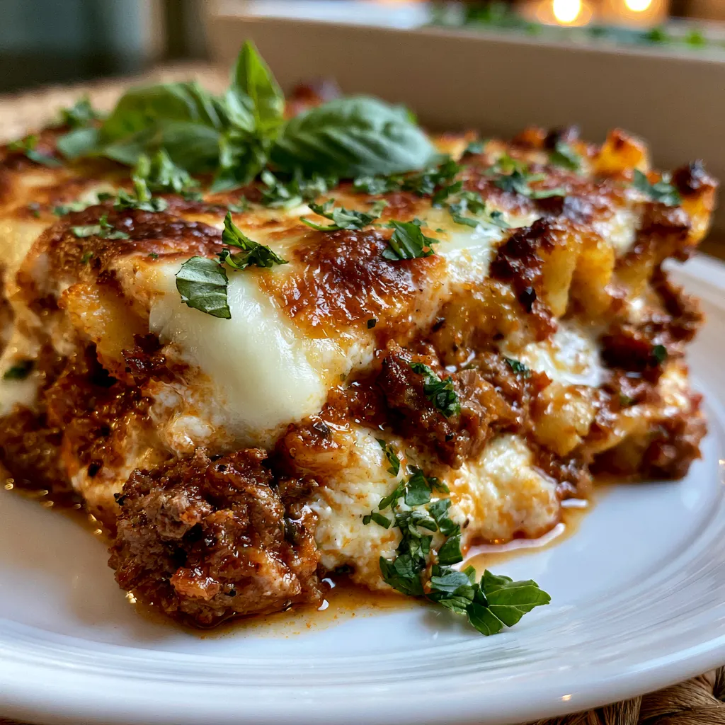Easy Creamy Lasagna Soup