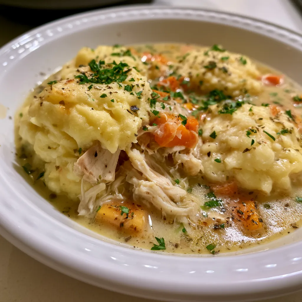 Easy Homemade Chicken and Dumplings
