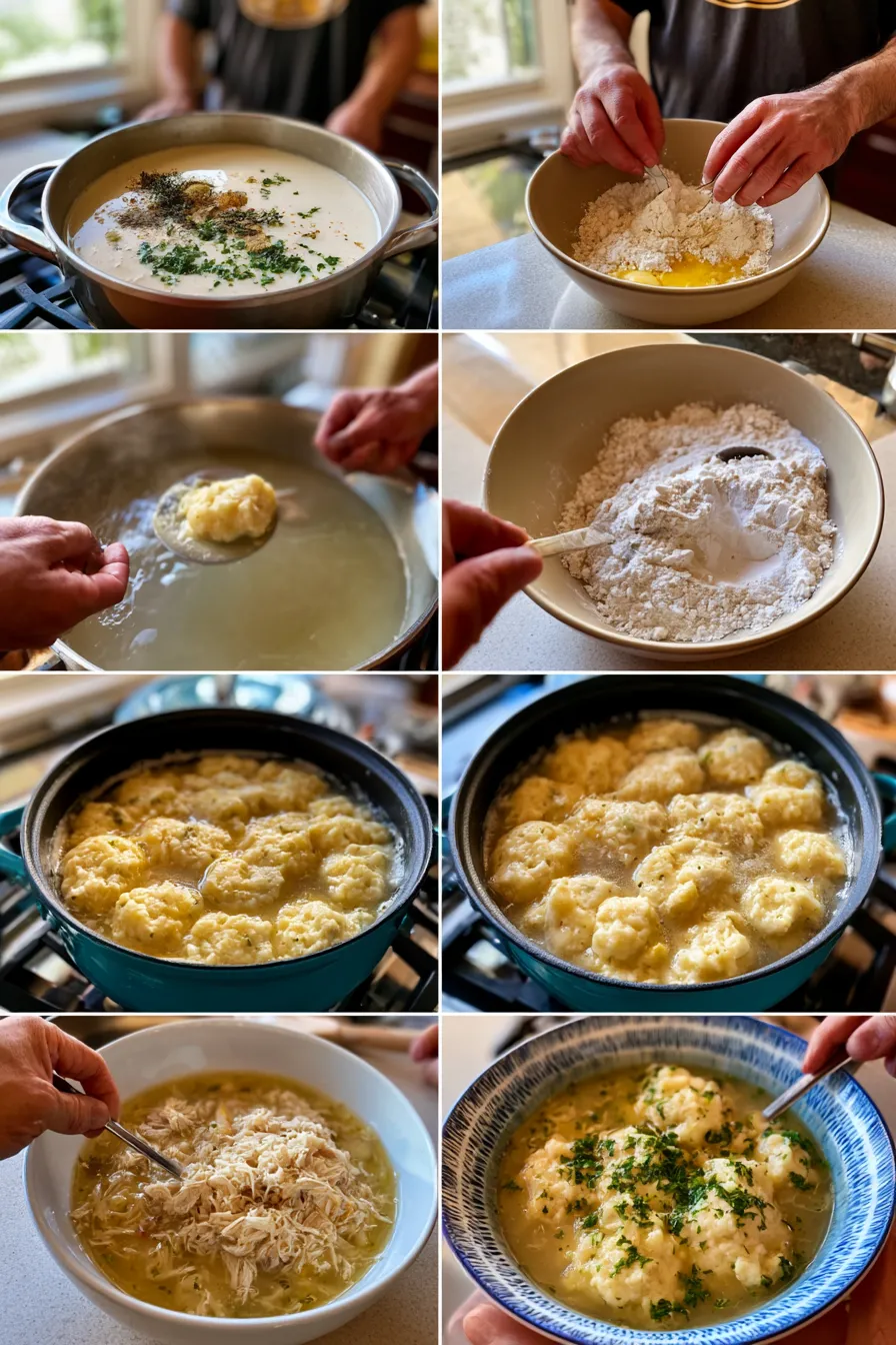 Easy Homemade Chicken and Dumplings