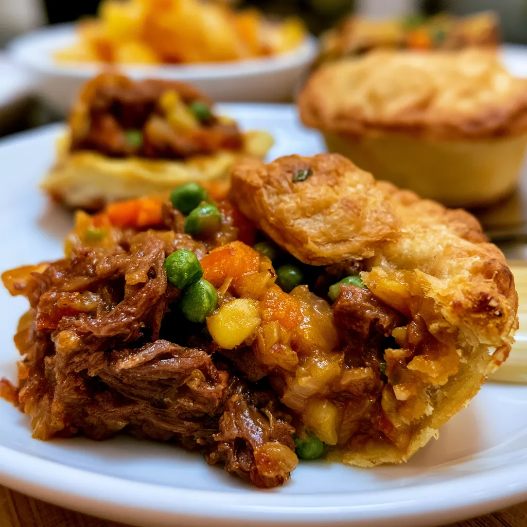 Easy Mini Beef Pot Pies