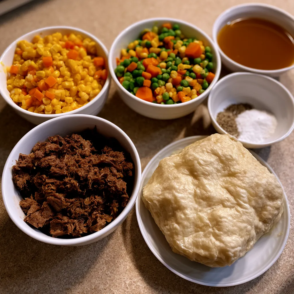 Easy Mini Beef Pot Pies