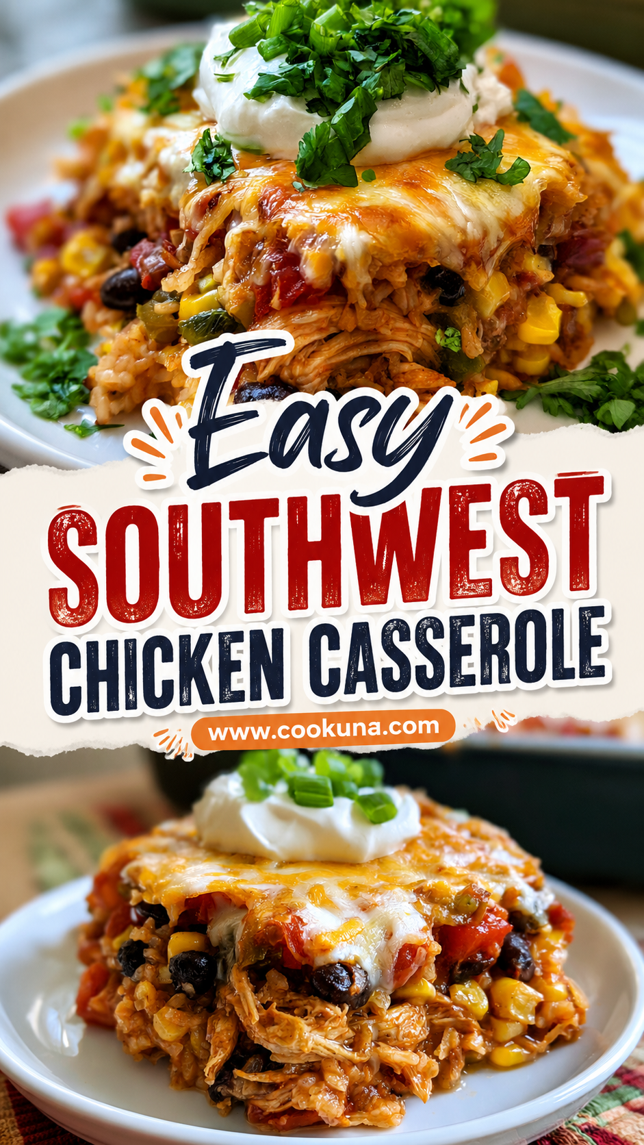 Easy Southwest Chicken Casserole