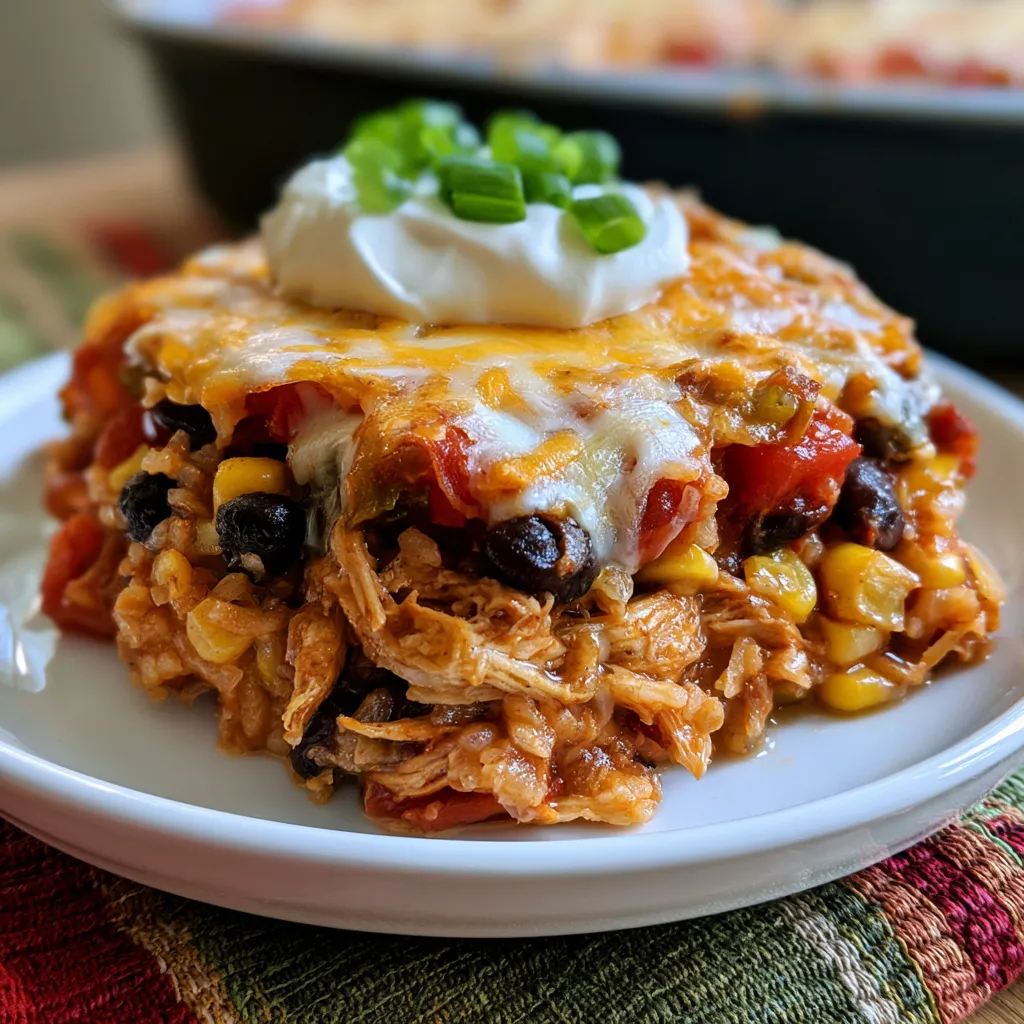 Easy Southwest Chicken Casserole