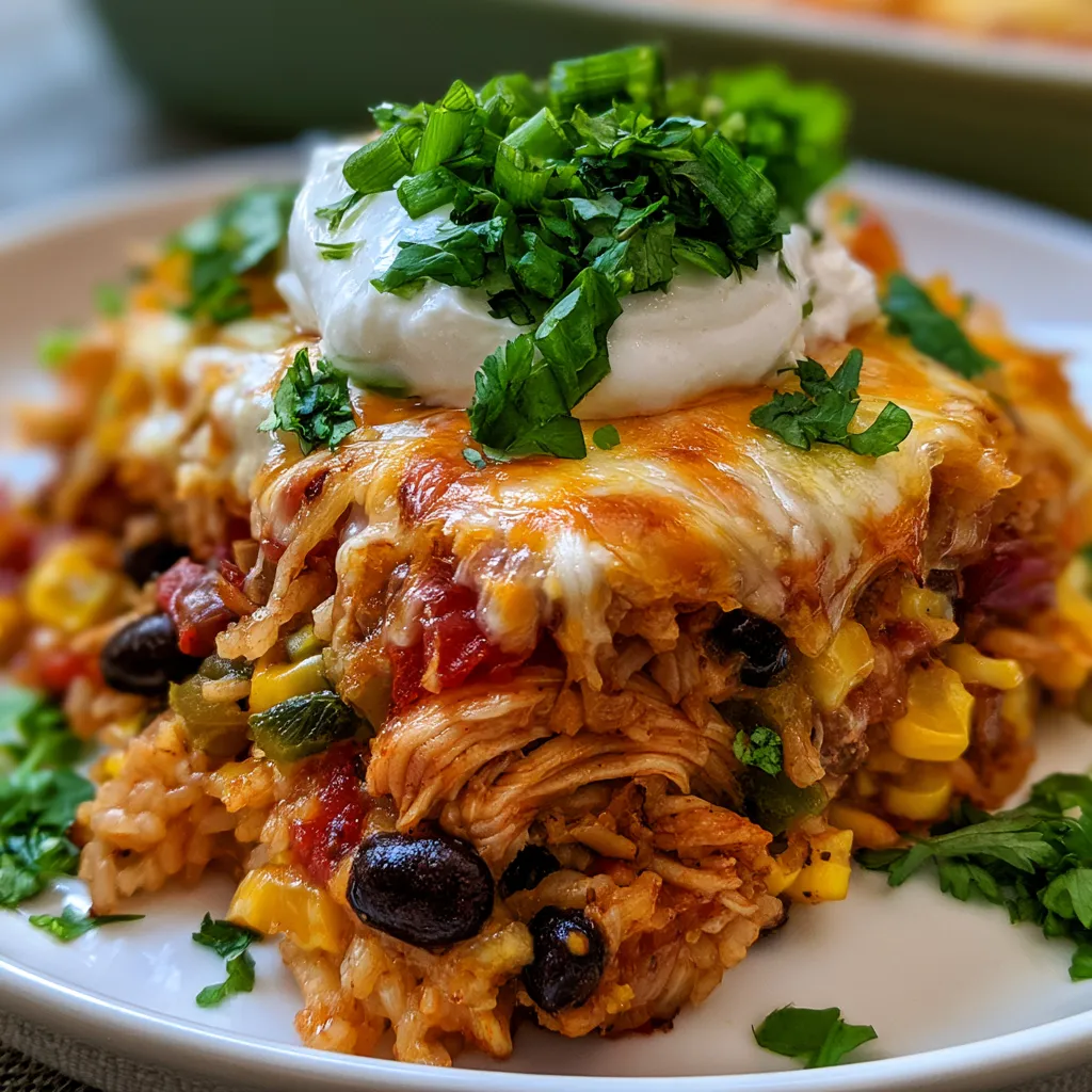 Easy Southwest Chicken Casserole