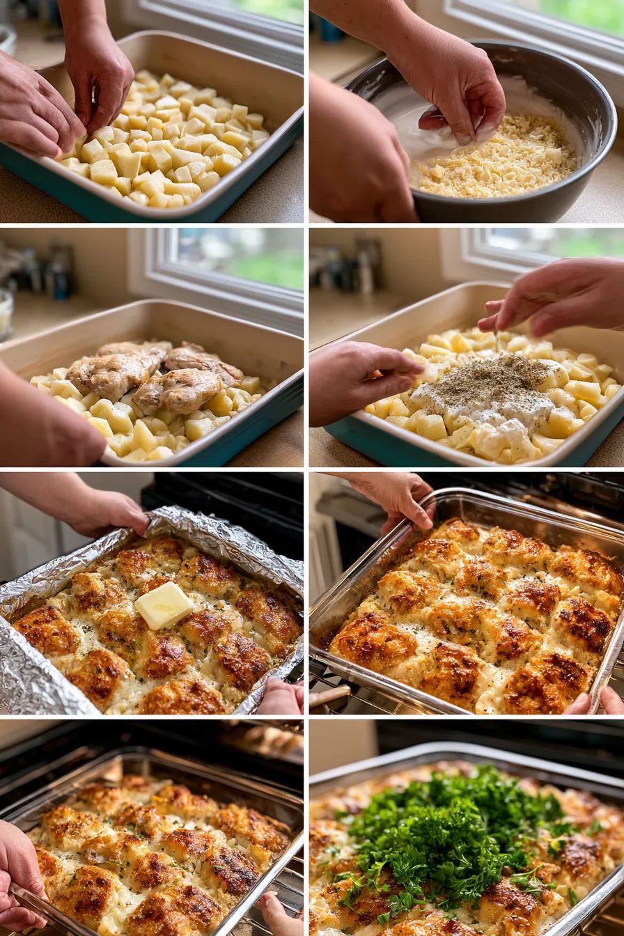 Garlic Parmesan Chicken and Potatoes
