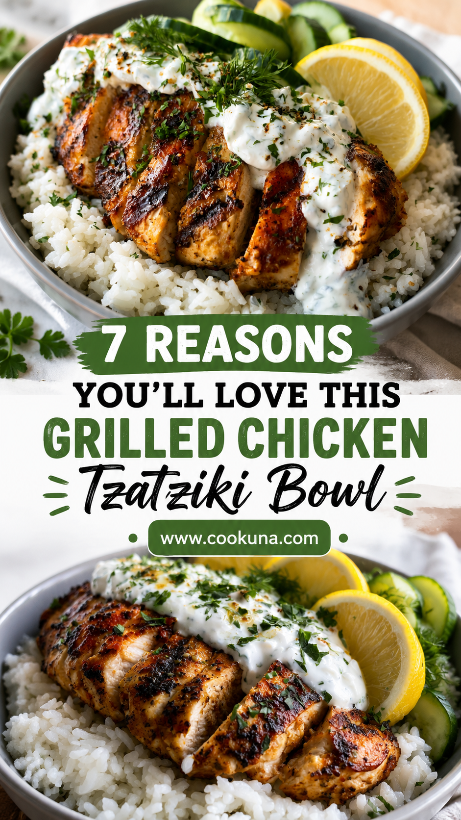 Grilled Chicken Tzatziki Bowl