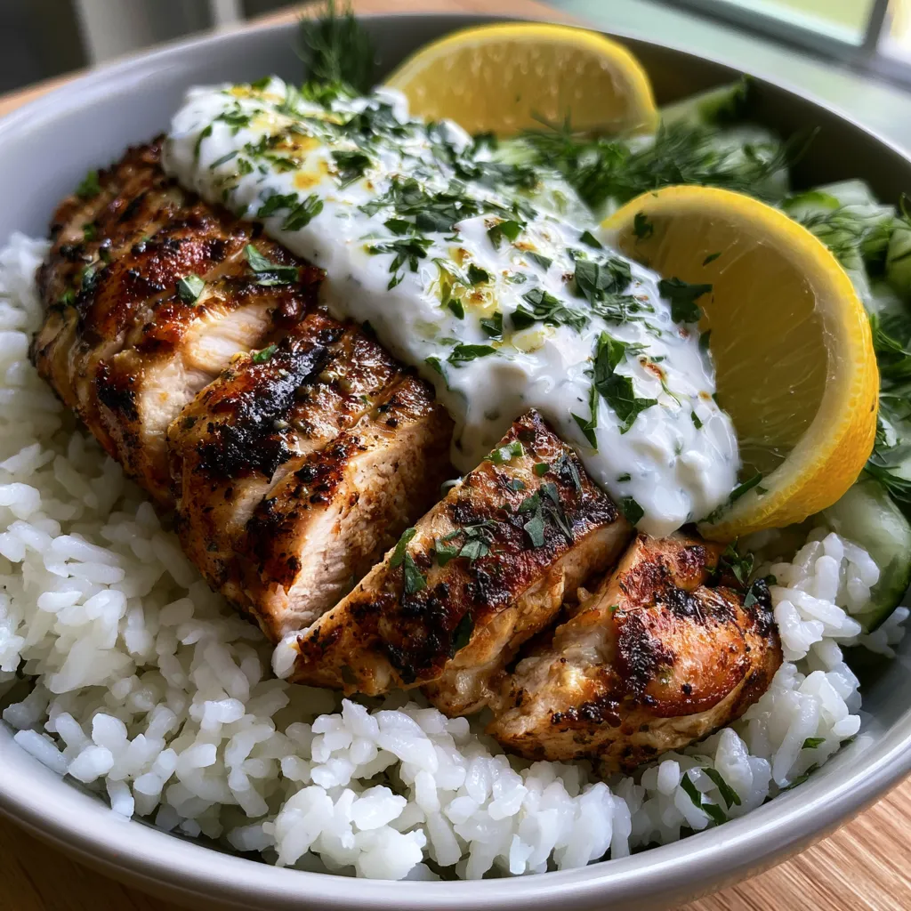 Grilled Chicken Tzatziki Bowl