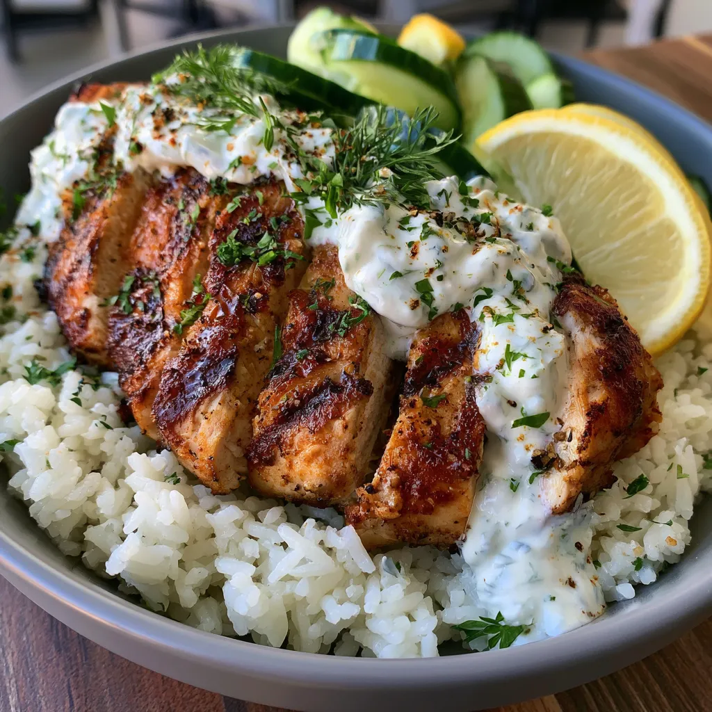 Grilled Chicken Tzatziki Bowl