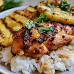 Hawaiian Chicken with Coconut Rice