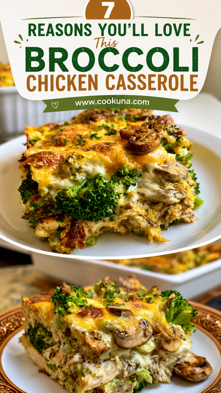 Healthier Broccoli Chicken Casserole