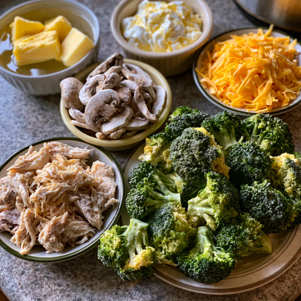 Healthier Broccoli Chicken Casserole