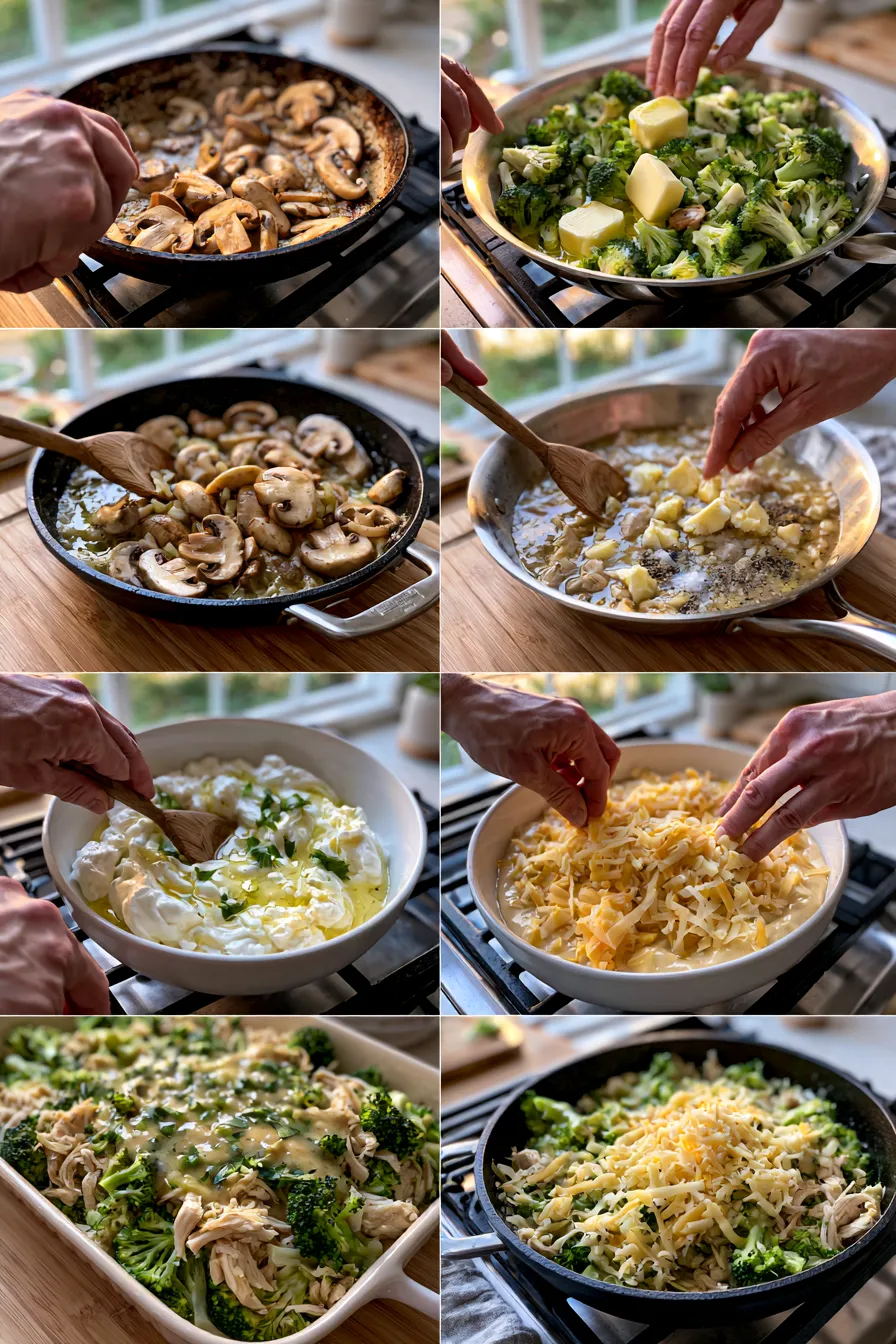 Healthier Broccoli Chicken Casserole