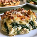 Healthy Spinach Artichoke Chicken Bake
